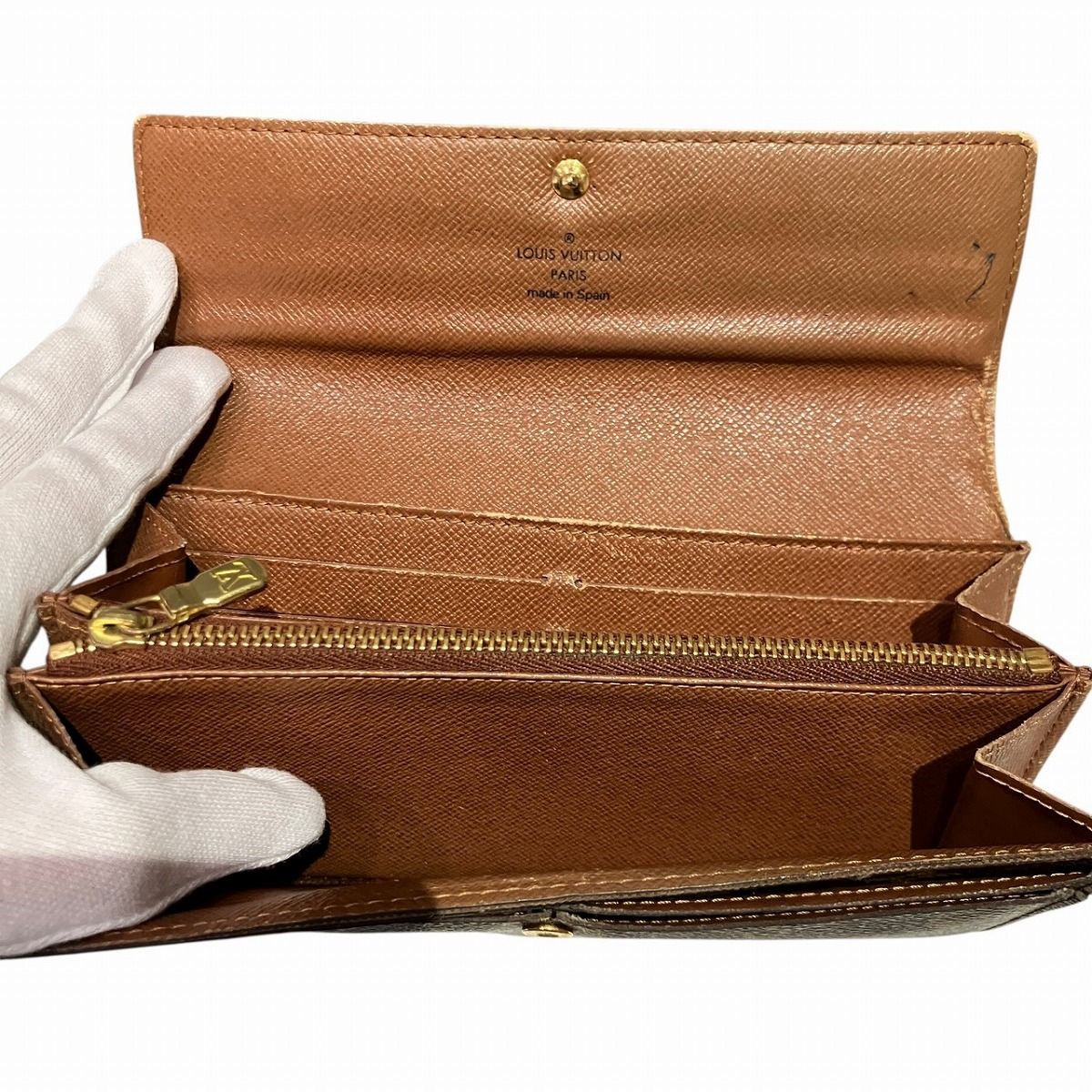 ルイ・ヴィトン LOUIS VUITTON ポルトフォイユ サラ モノグラム 二