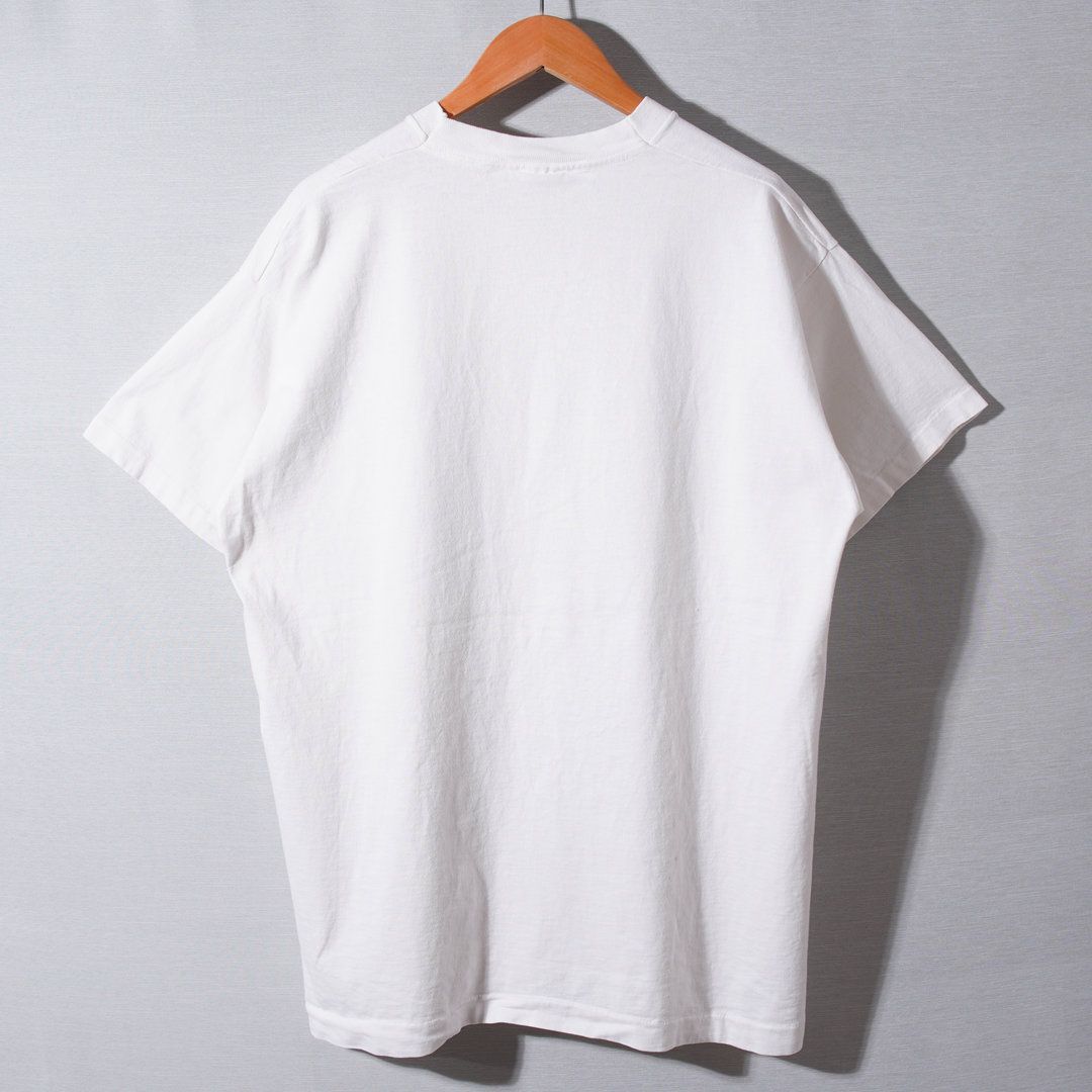 90s USA製 ディズニー Disney Tシャツ XL ホワイト 刺繍 ユニセックス