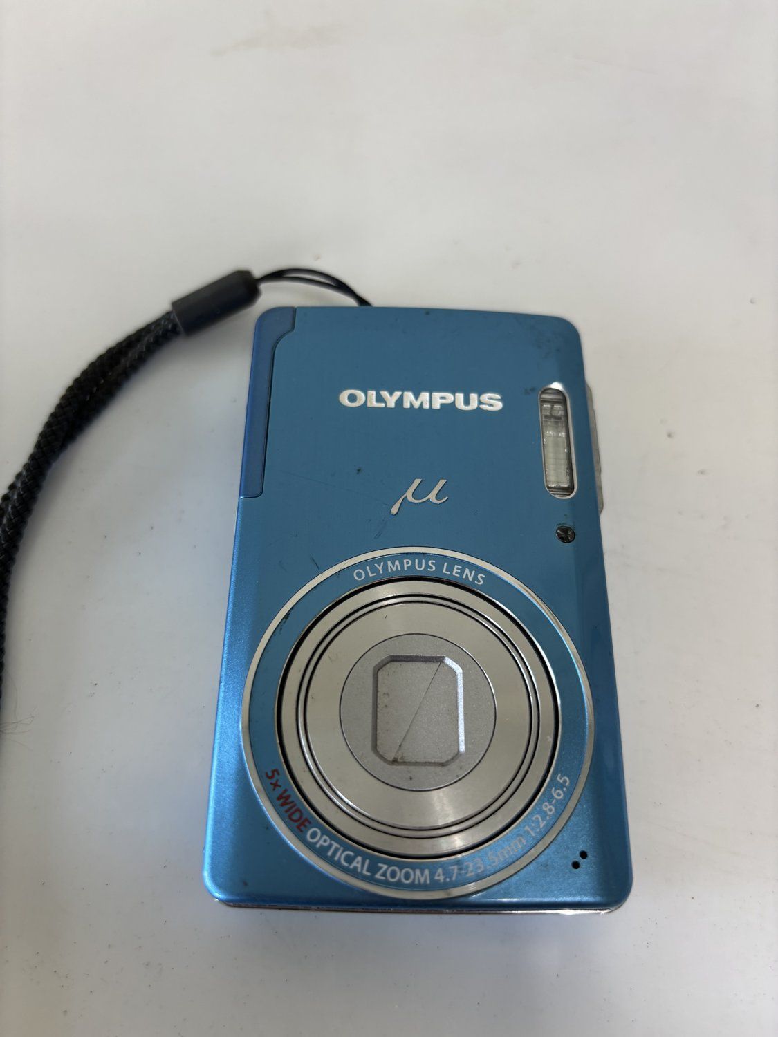 ジャンク】OLYMPUS オリンパス μ-5010 ミュー ブルー デジタルカメラ