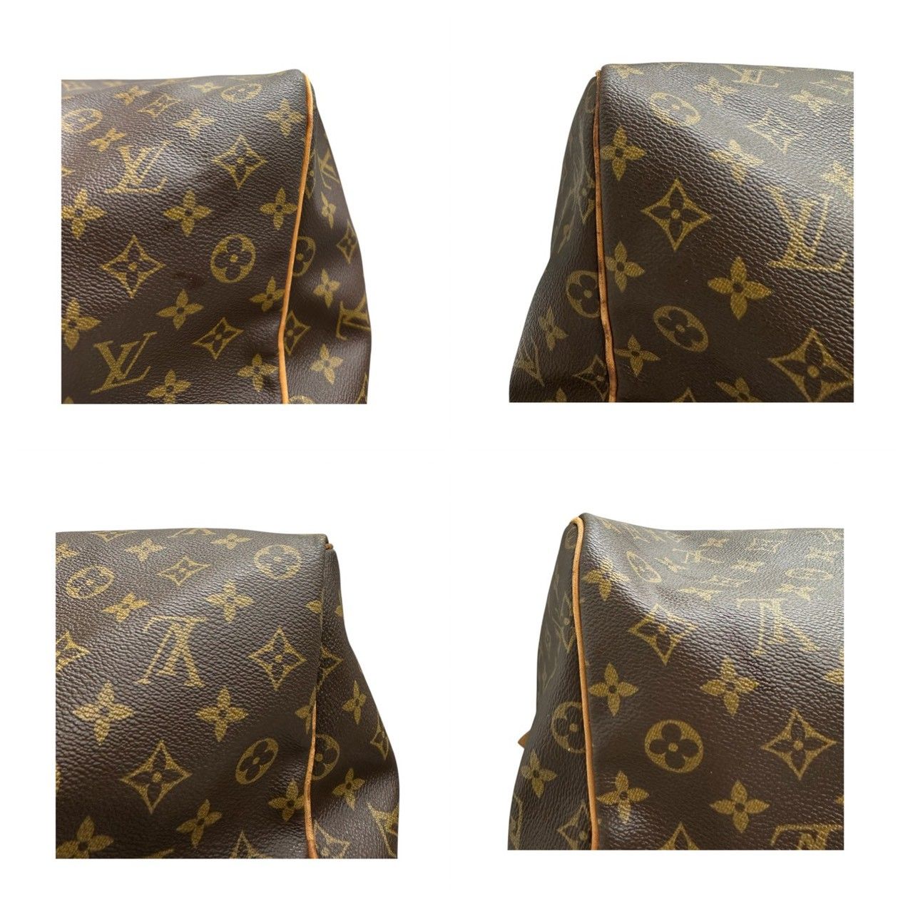 LOUIS VUITTON ルイヴィトン モノグラム キーポル ブラウン PVC