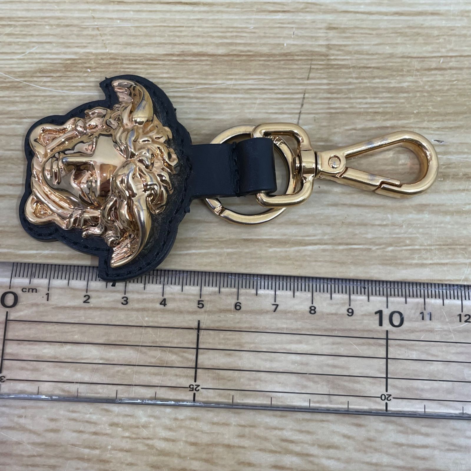 □ヴェルサーチ VERSACE キーホルダー ラ メドゥーサ レザー キー