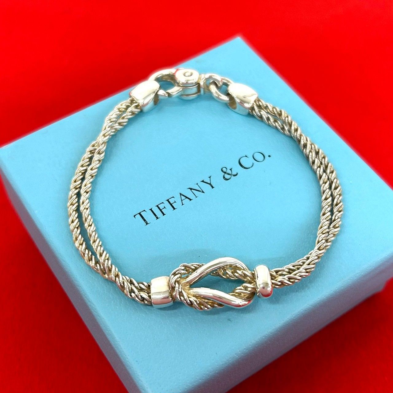 極 美品 TIFFANY&Co. ティファニー ヴィンテージ ダブルロープ