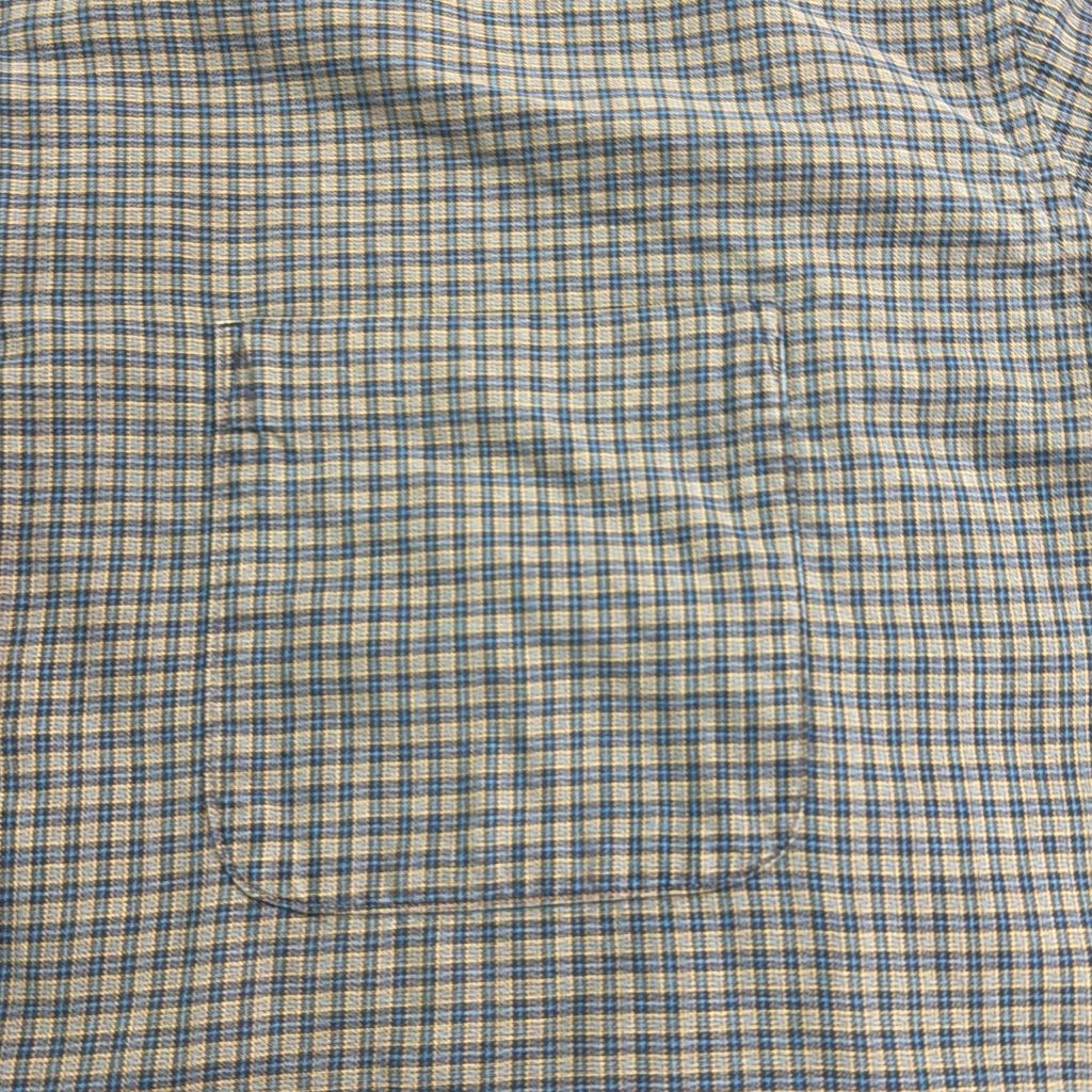 90年代 PERRY ELLIS ペリー エリス 長袖シャツ チェック グレー(メンズ