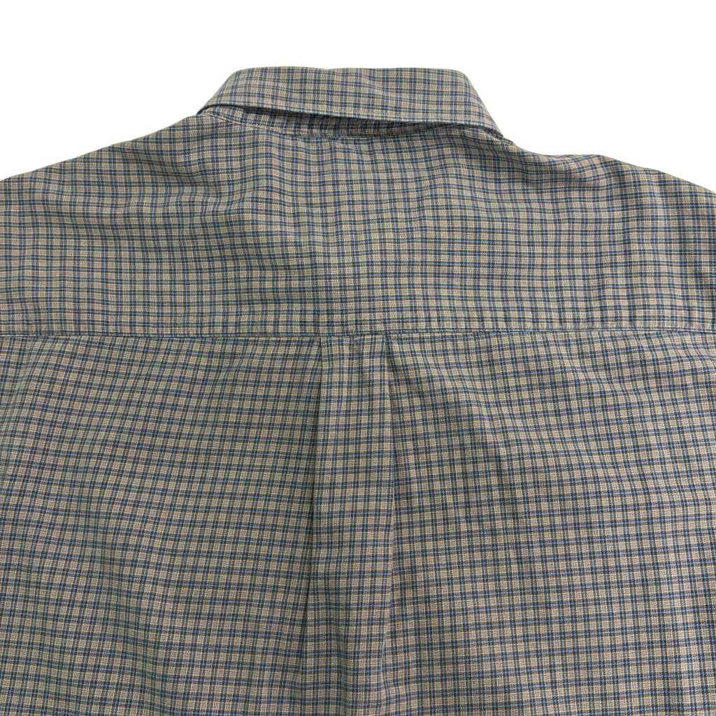 90年代 PERRY ELLIS ペリー エリス 長袖シャツ チェック グレー(メンズ