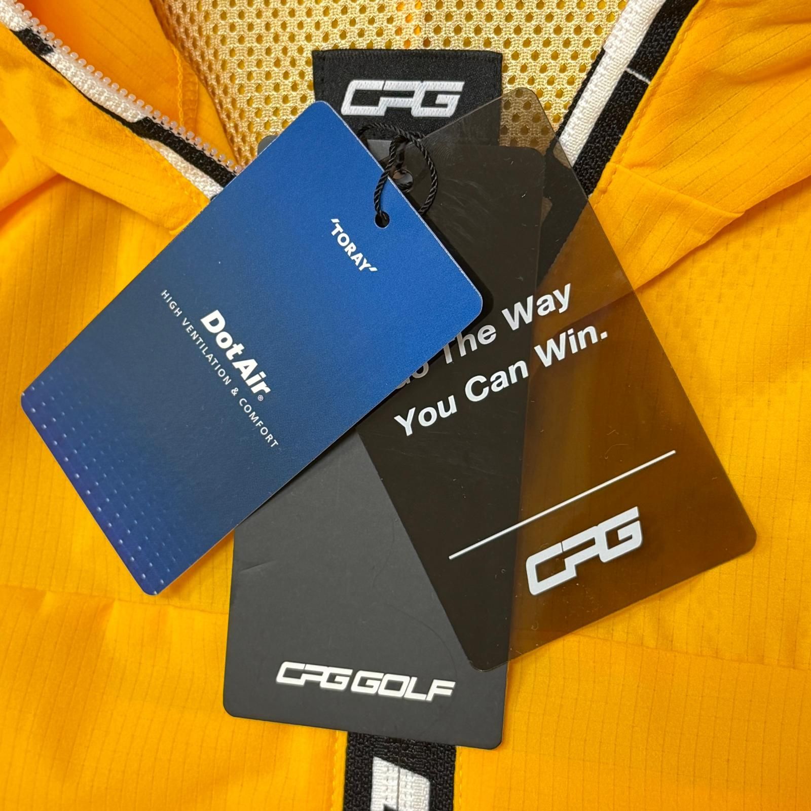 参考上代35200円 未使用 CPG GOLF クロップドZIPフーディー ジャケット