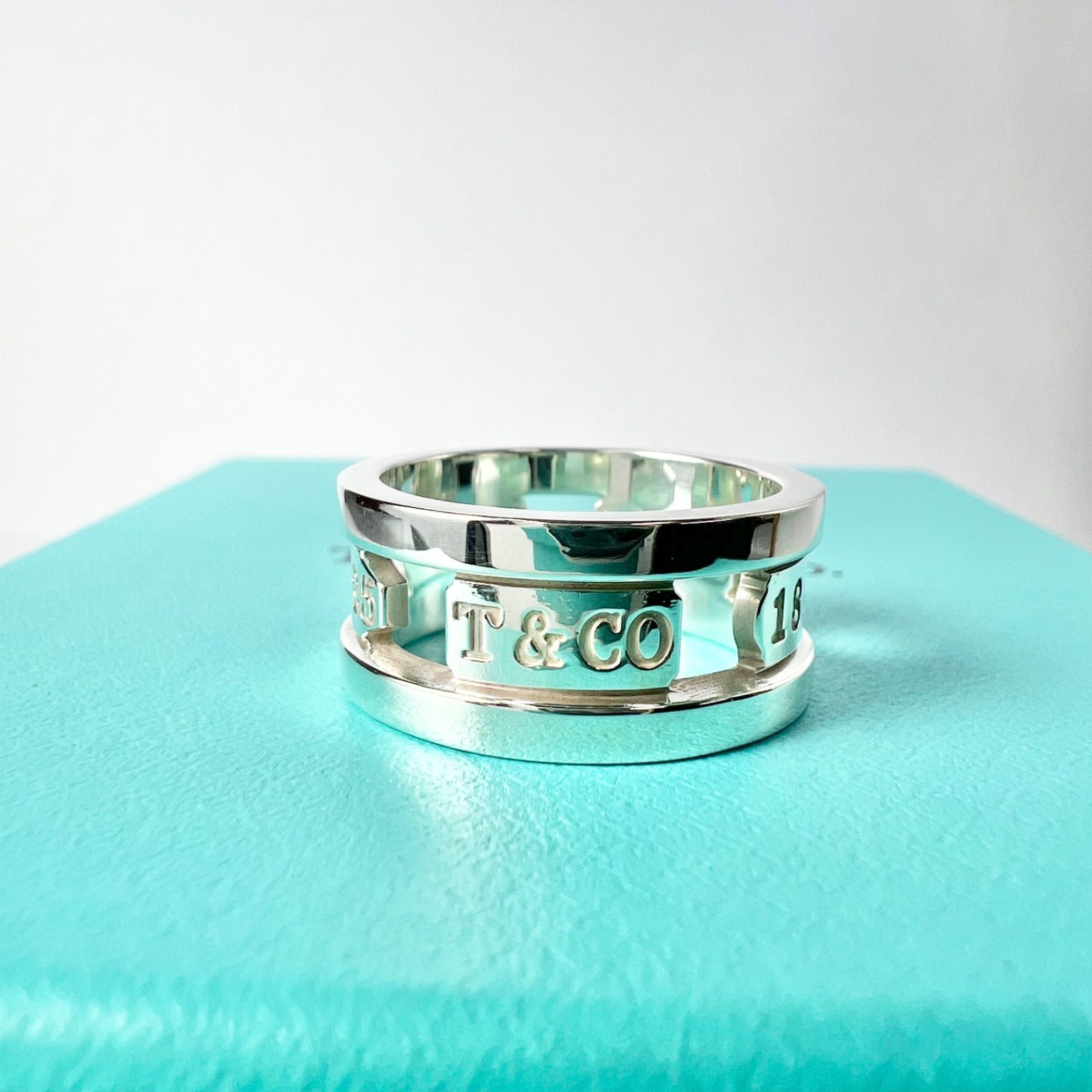 極美品 ティファニー 1837 エレメント リング 13.5号 TIFFANY&CO. SV