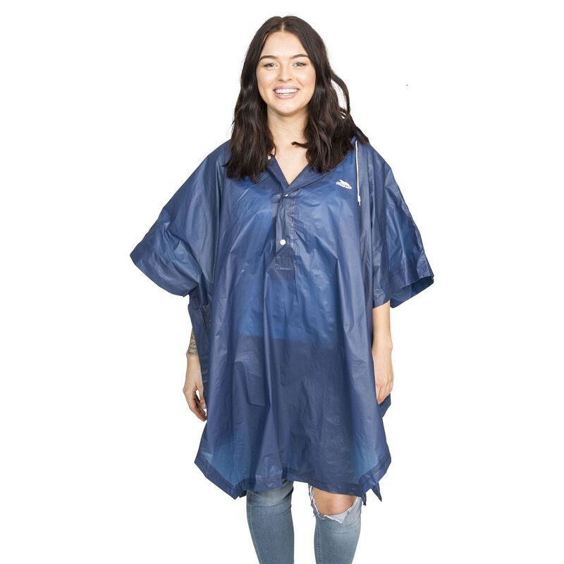 トレスパス メンズ アウター ジャケット・ブルゾン Trespass Adults Unisex Canopy Packaway Poncho Navy Blue ネイビー