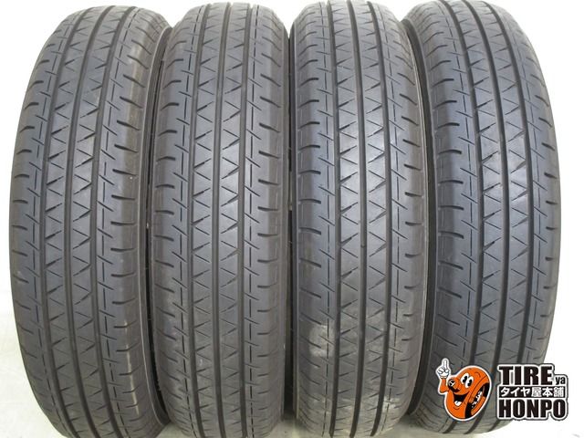 【中古 夏用】 155/80R14 88/86N 4本セット ヨコハマ ブルーアースバン RY55 サマータイヤ 中古タイヤ