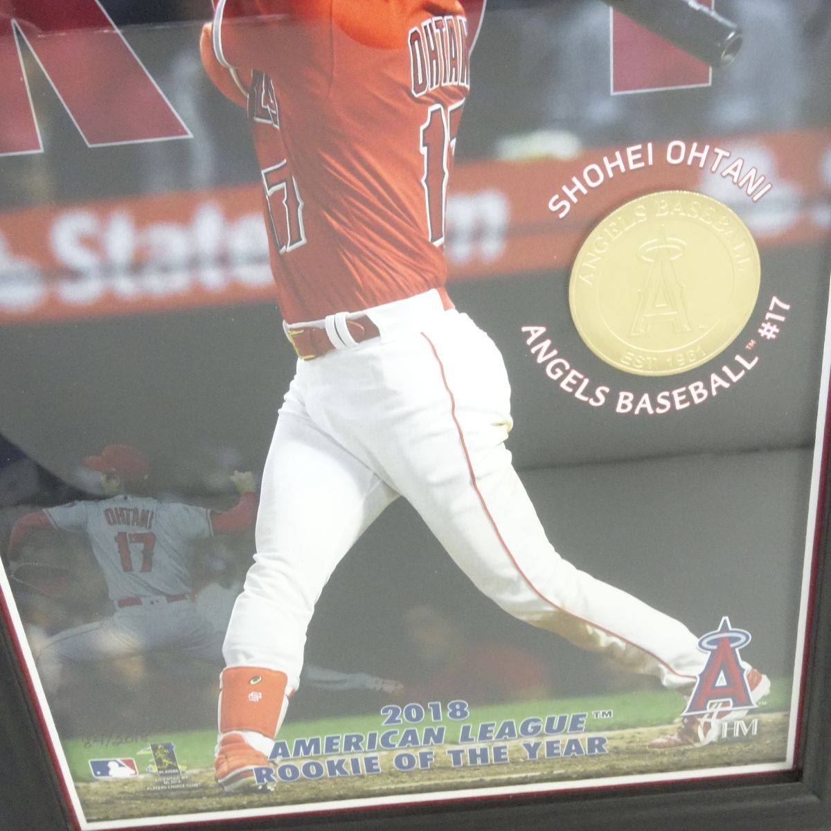 大谷翔平 2018 最優秀新人記念ブロンズコイン付きフォトミント 2018枚