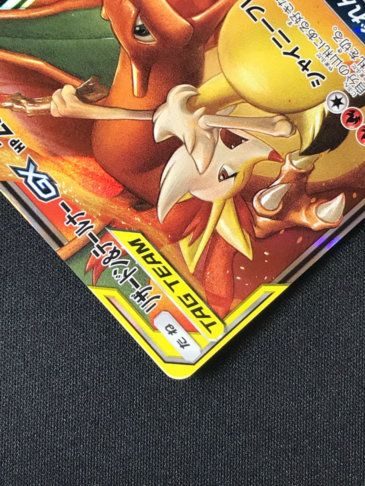 ポケモンカードゲーム ポケカ リザードン＆テールナーGX RR SM11a-008
