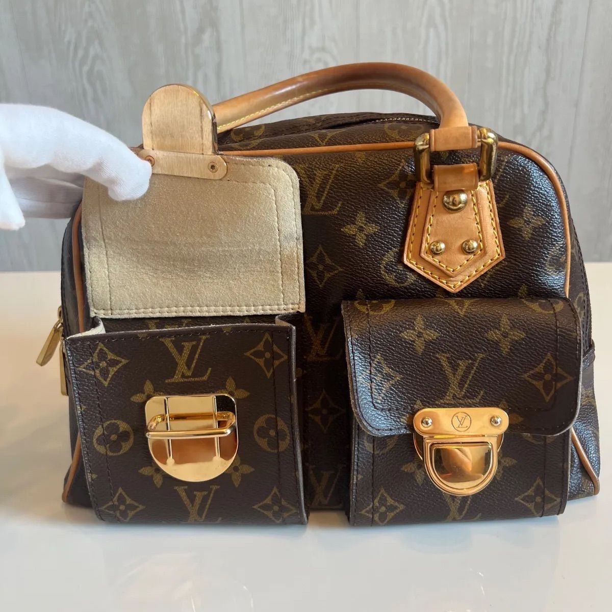 ルイ・ヴィトン（Louis Vuitton）モノグラム マンハッタンPM - メルカリ