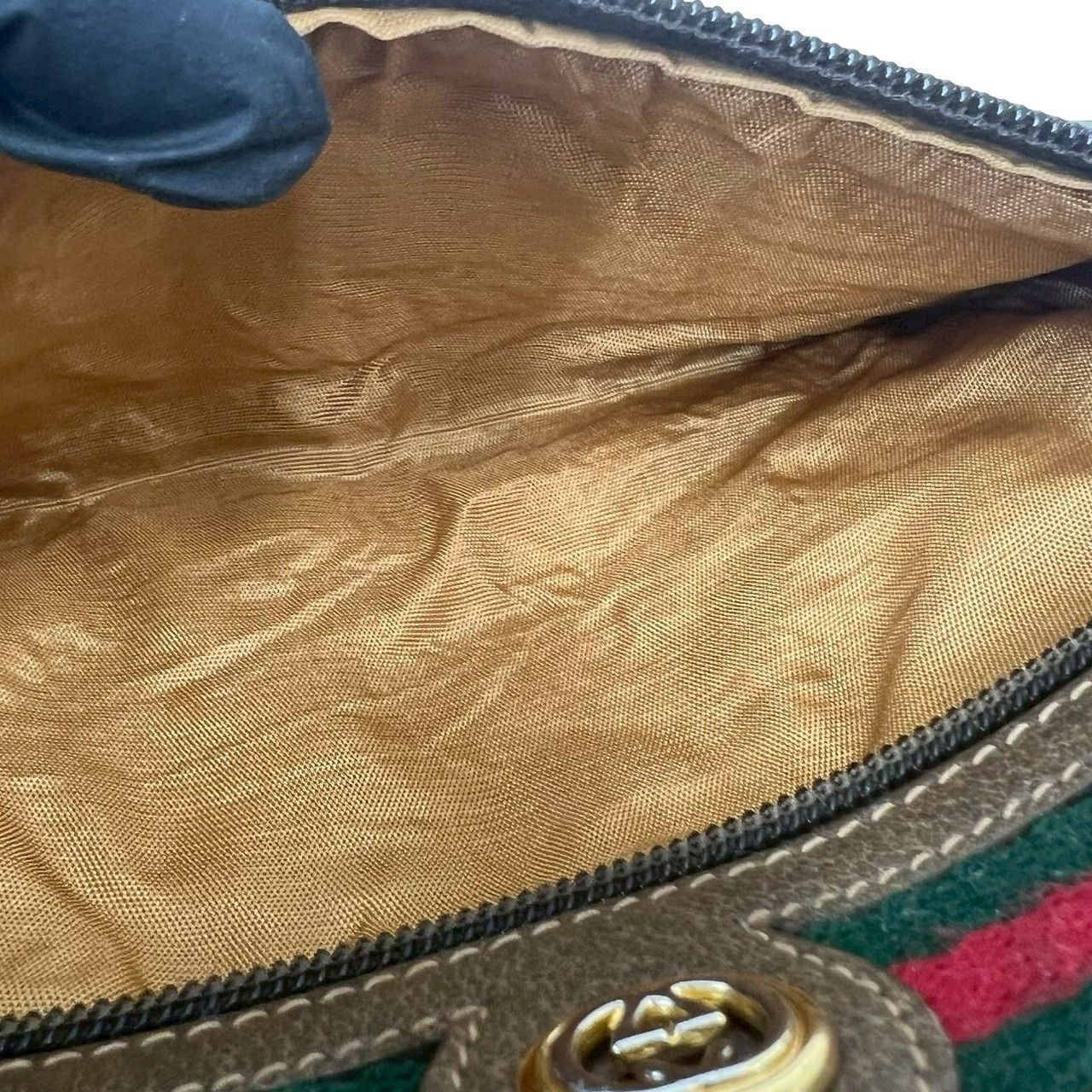 極 美品 GUCCI グッチ オールドグッチ ヴィンテージ シェリーライン GG