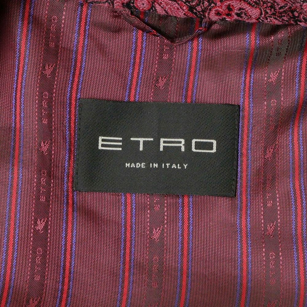 ■美品■ETRO エトロ ジャケット サイズ42 ペイズリー ジャガード イタリア製 ブランド古着【中古】20260724/RB0228 □美品□ETRO エトロ ジャケット サイズ42 ペイズリー ジャガード