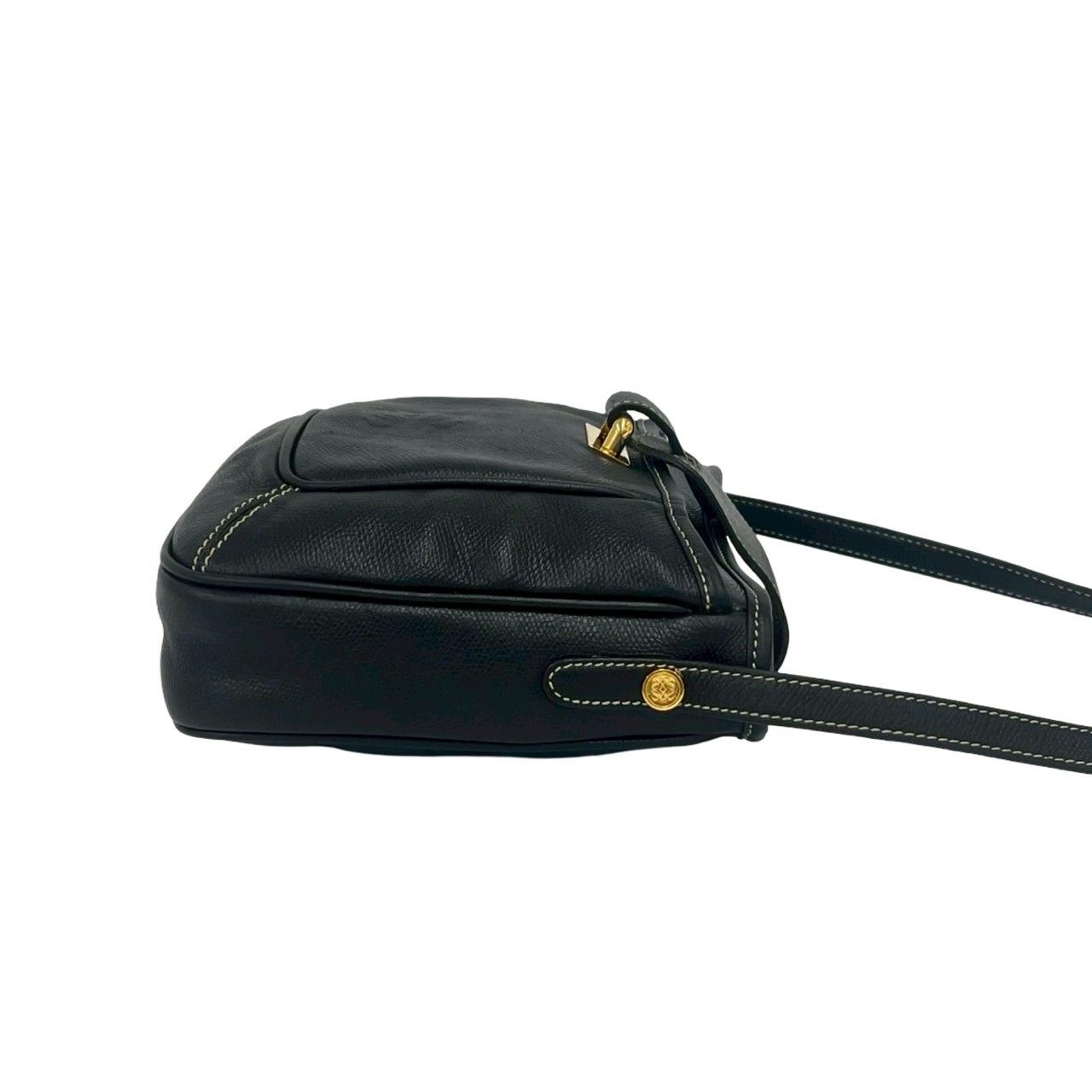 極 美品 LOEWE ロエベ ヴィンテージ アナグラム ロゴ レザー 本革