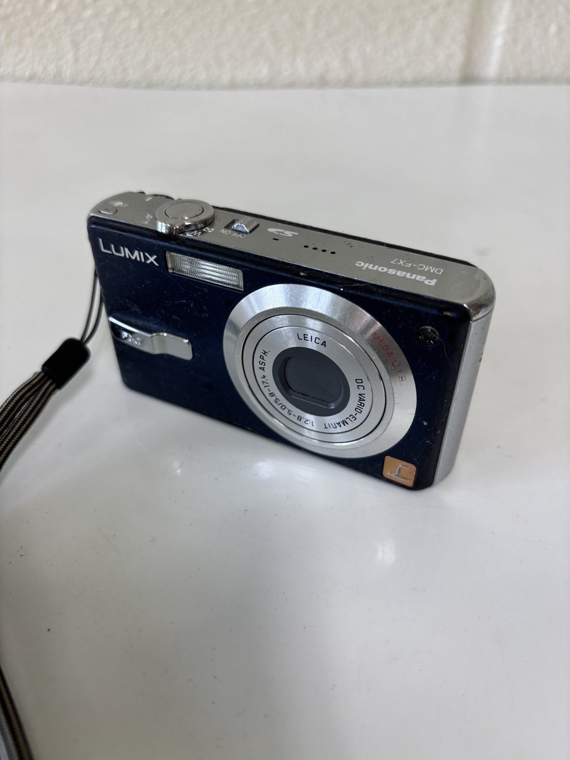 ジャンク】Panasonic パナソニック LUMIX DMC-FX7 ネイビー デジタル