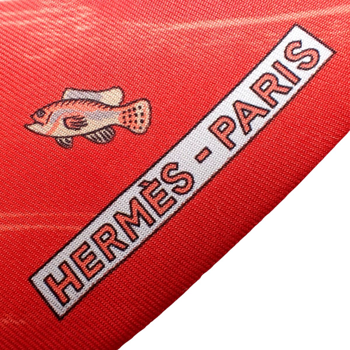 HERMES(エルメス) カレーシュ ハミとボトル ツイリー レッド赤 シルク
