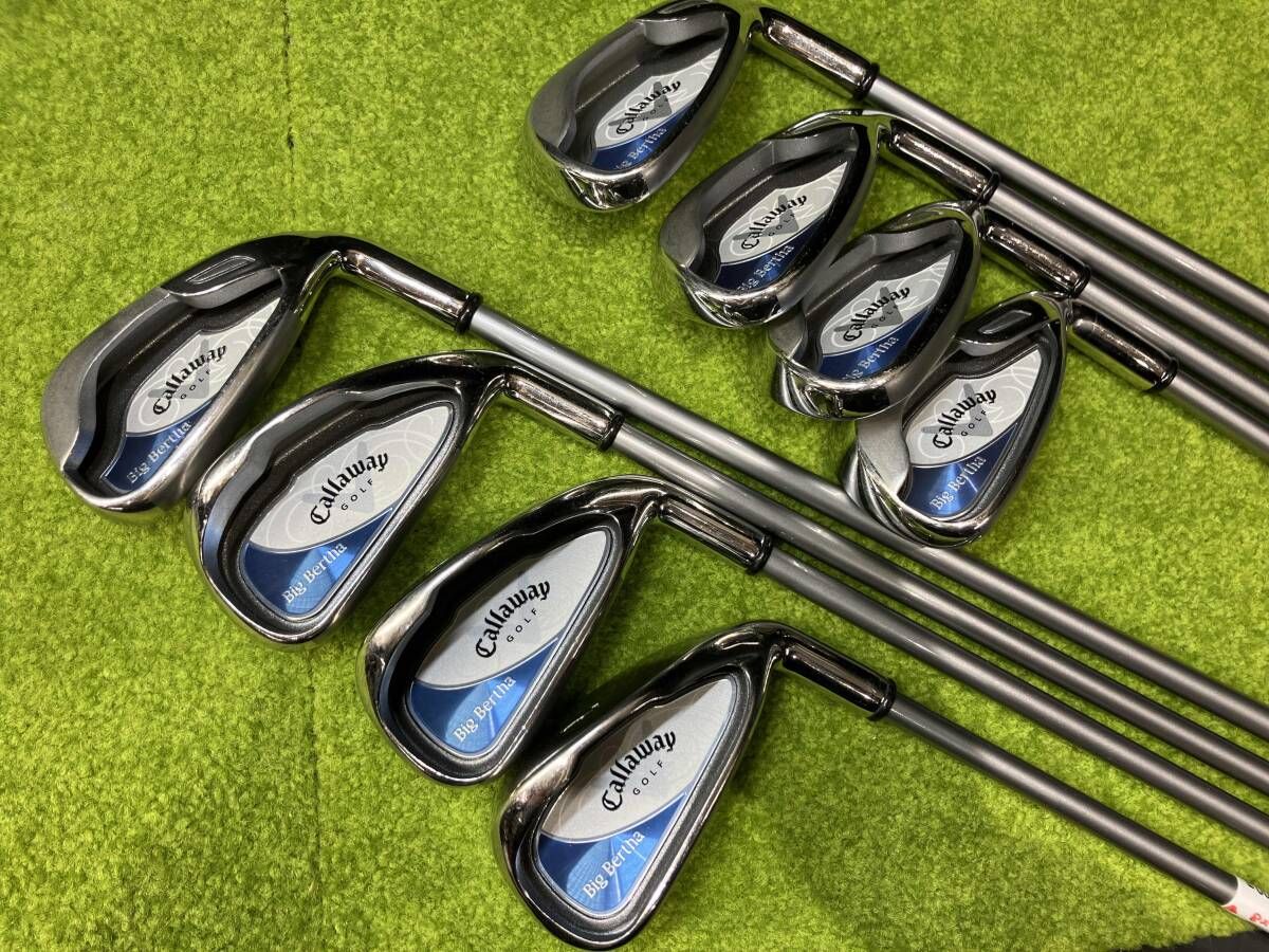 Cal laway キャロウェイ BIG BERTHA 8本セット BB SERIES 40i フレックスL 5-9,S,A,P アイアンセット ゴルフ クラブ