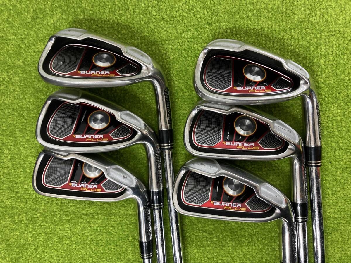 TaylorMade テーラーメイド BURNER PLUS US アイアンセット 5～9,P ６本セット オリジナルシャフト フレックスS