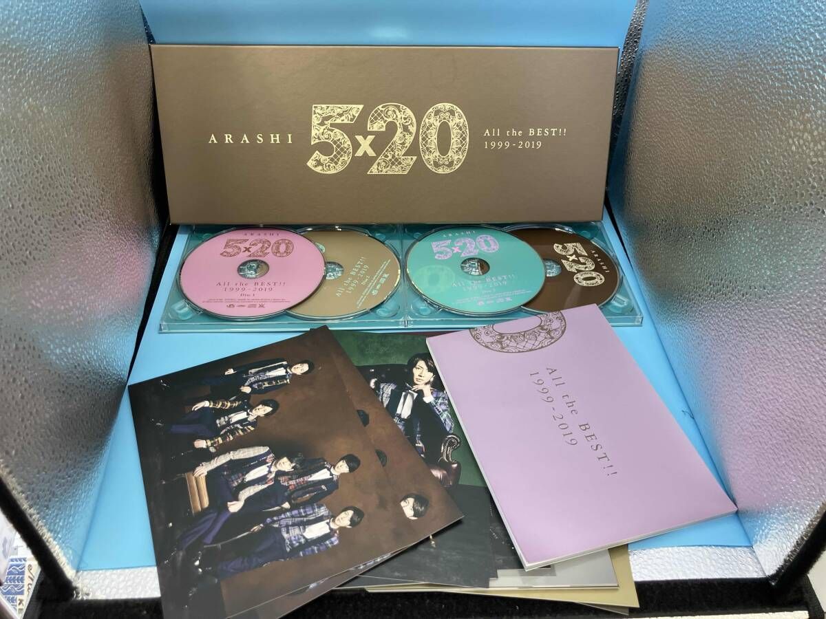 付属品欠品 嵐 CD 5×20 All the BEST!! 1999-2019(初回限定盤1)(DVD付