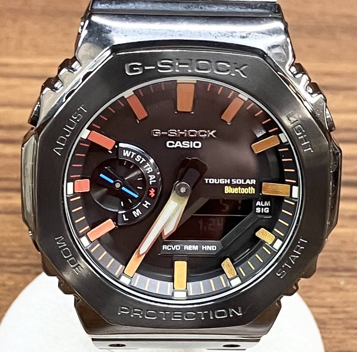 CASIO カシオ G-SHOCK ジーショック GM-B2100 アナデジ ソーラー ブラック 腕時計