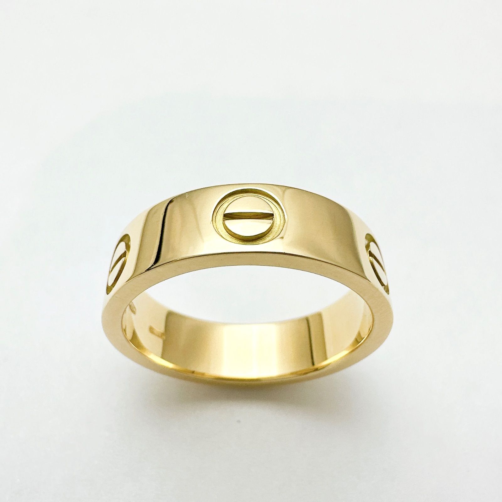 N*O様 【美品】Cartier 18K イエローゴールド リング 13号相当 人気🌟Cartier ラブ イエローゴールド リング 54 約13号 U - メルカリ