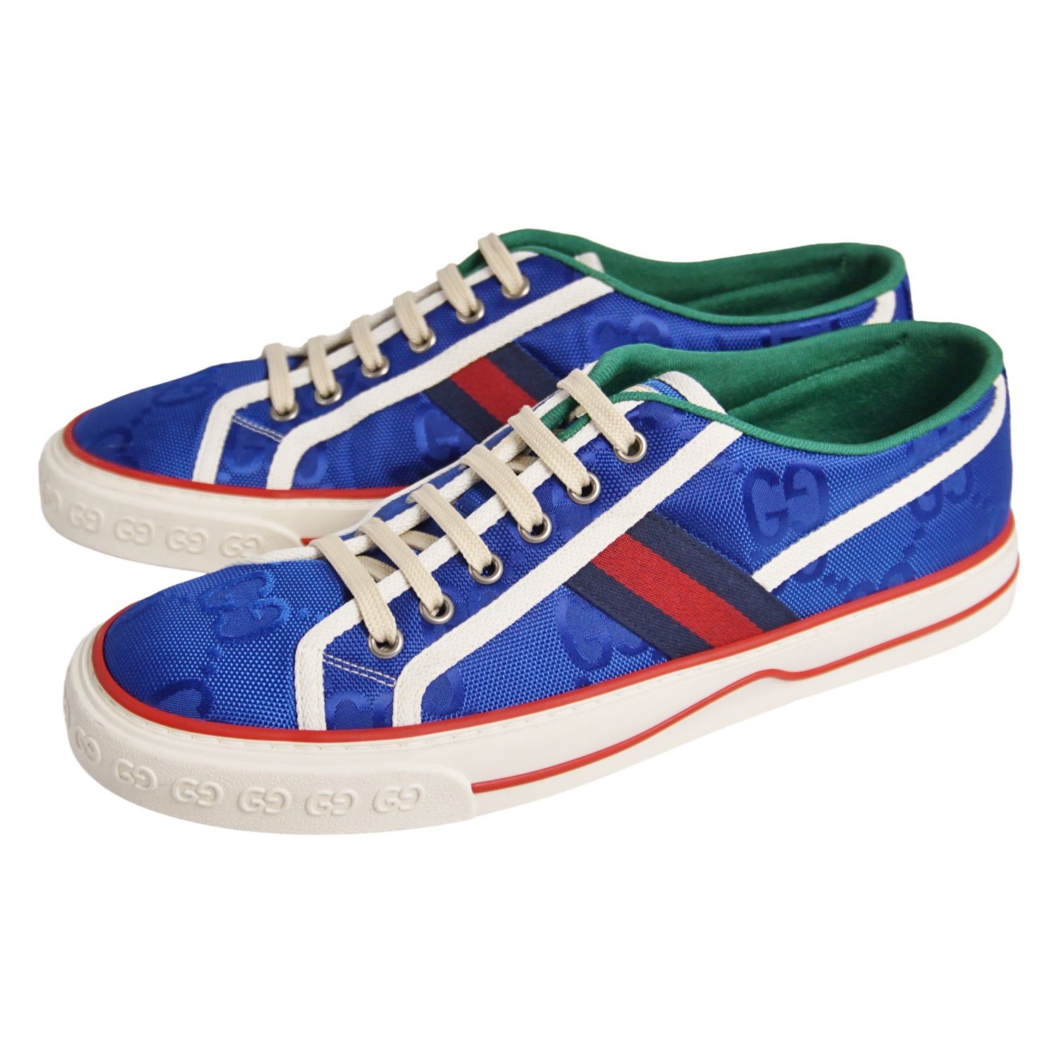 極美品 グッチ GUCCI TENNIS 1977 スニーカー ローカット GG - メルカリ