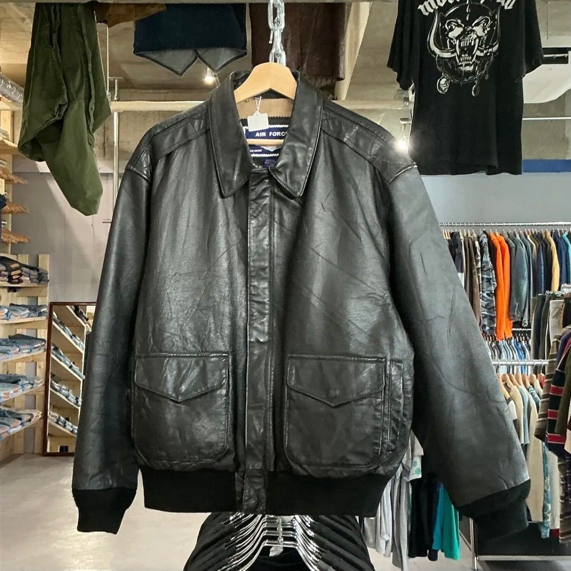 AIR FORCE Flight Leather Jacket 空軍 フライトレザージャケット