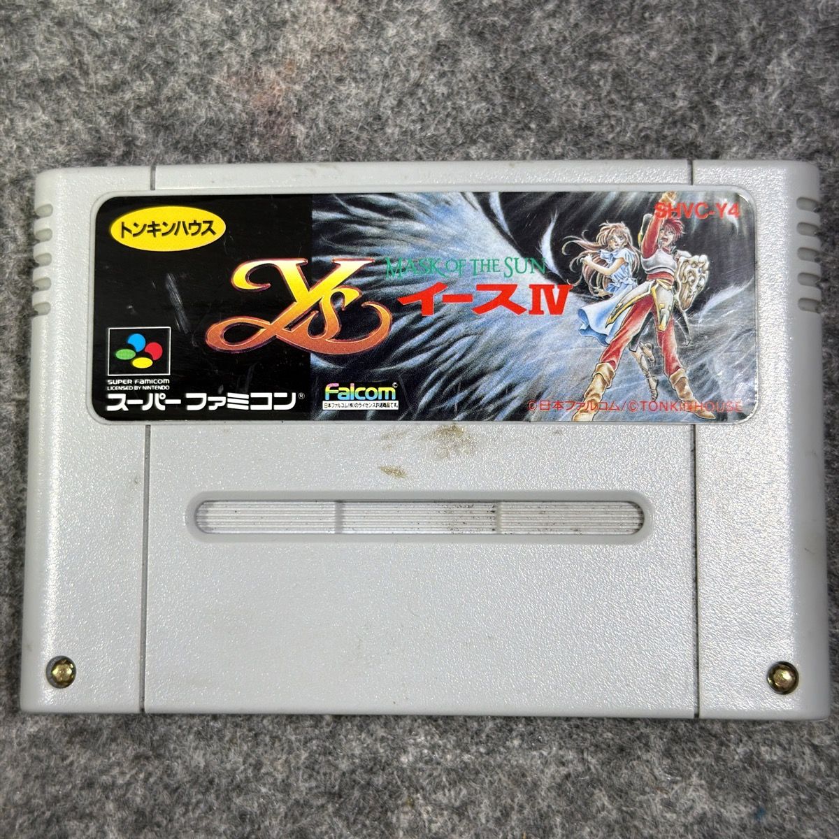 動作確認済】SFC イースIV マスク オブ ザ サン スーパーファミコン