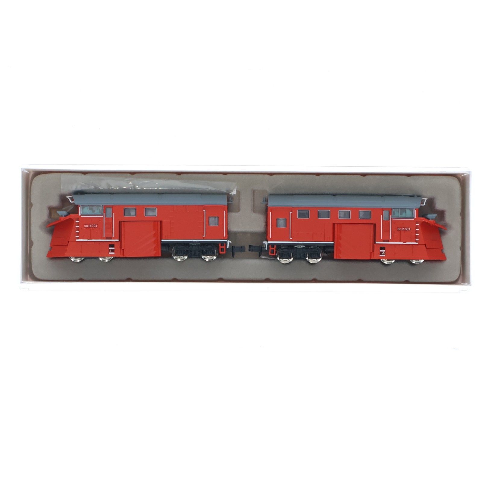 A7502 DD16-303 ラッセルヘッド(動力無し) 2両セット Nゲージ 鉄道模型