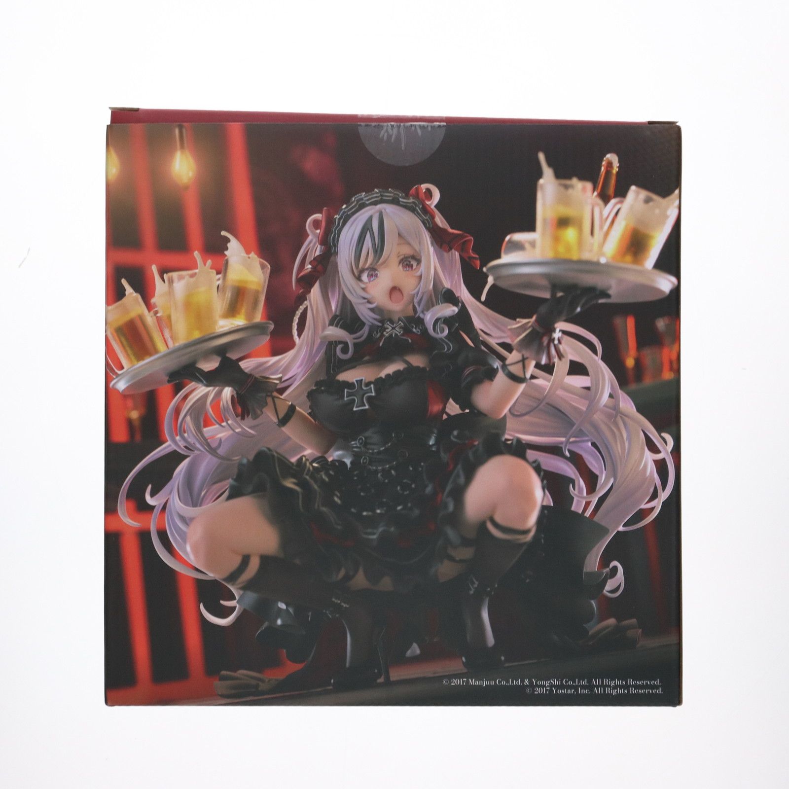 ポスター無しフェイスパーツ付属 エルベ 見せ場訪れず? あみあみ限定版 アズールレーン 1/7 完成品 フィギュア GOLDENHEAD+(ゴールデンヘッドプラス) ポスター無しフェイスパーツ付属 エルベ 見せ場訪れず? あみあみ限定版