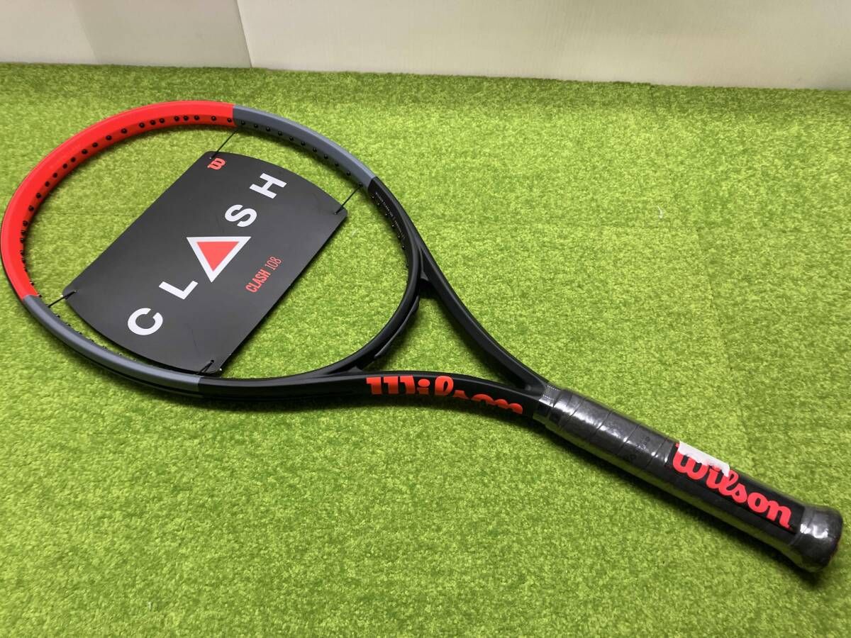 wilson - CLASH 108　グリップ２　美品 テニスラケット ウィルソン Wilson CLASH 108 V1.0 グリップサイズ2