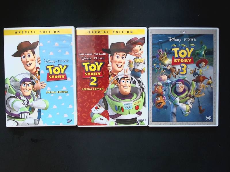 LL/ディズニー ピクサー トイ・ストーリー DVD 3本セット トイ