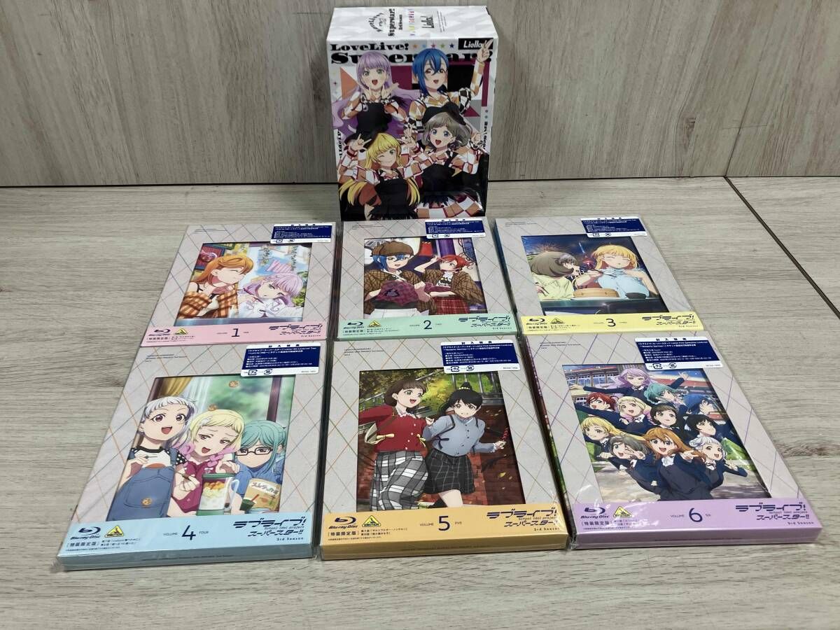 【※※※】[全6巻セット]ラブライブ!スｰパｰスタｰ!! 3rd Season 1~6(特装限定版)(Blu-ray Disc)