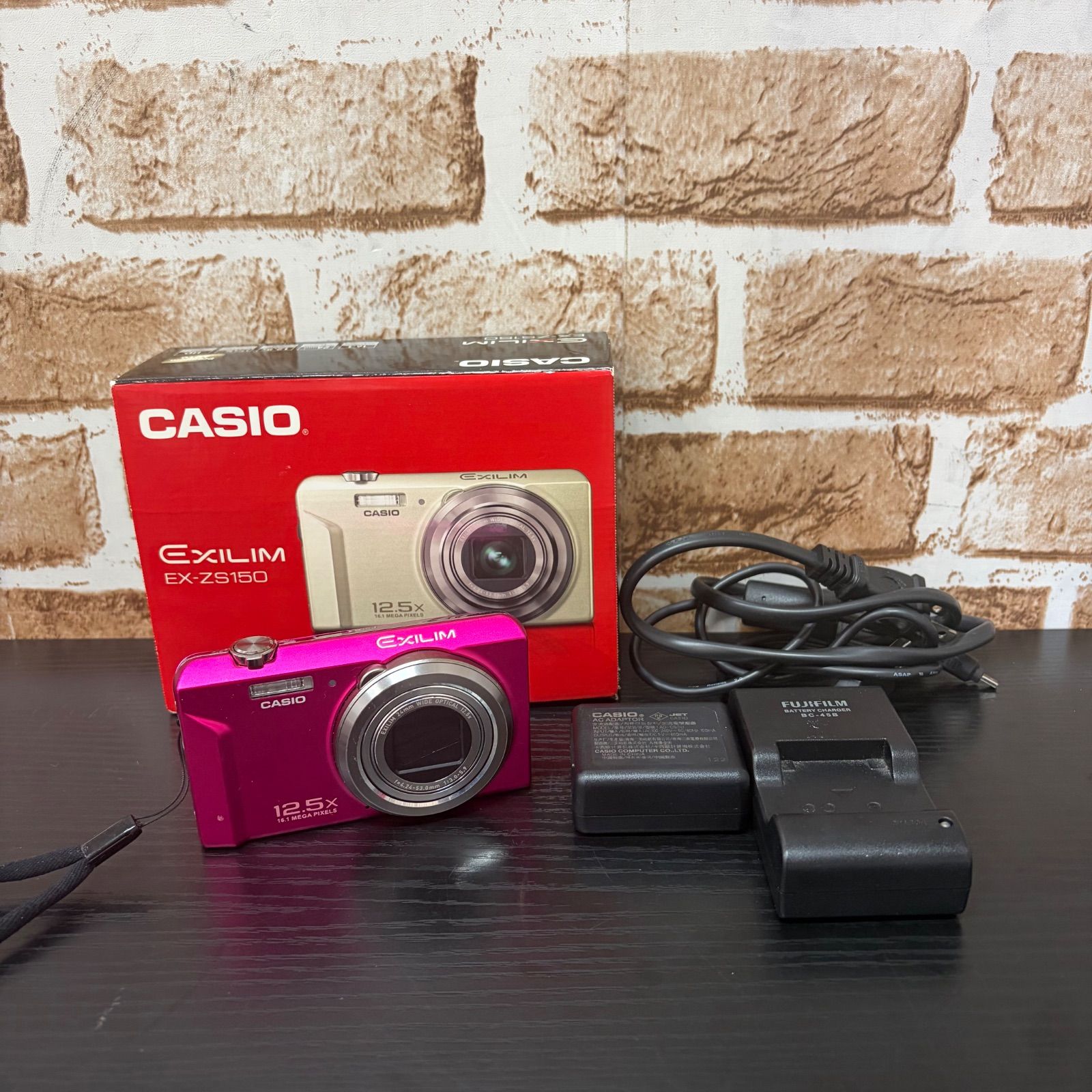 動作確認済み・付属品多数】CASIO カシオ EXILIM エクシリム EX-ZS150