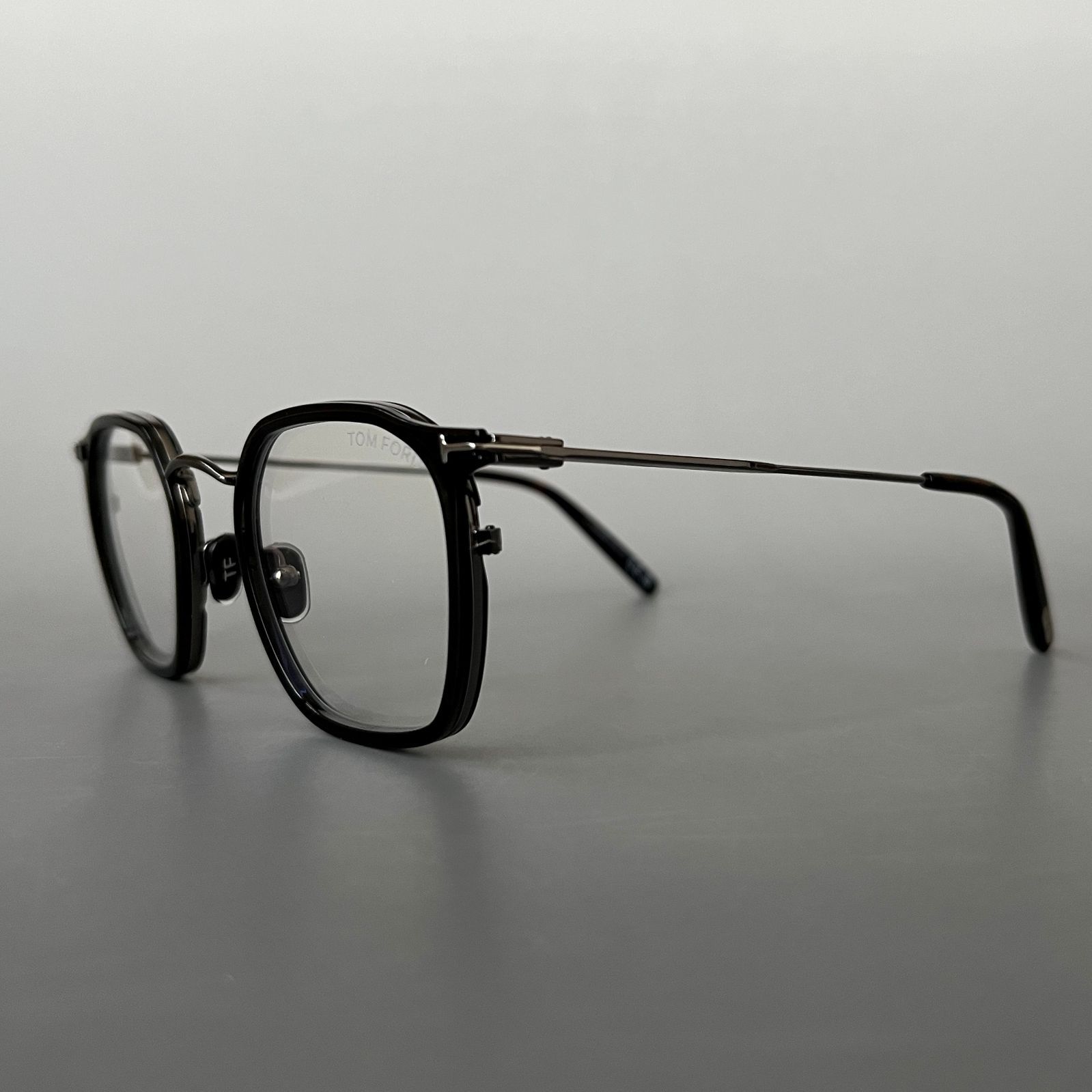 トムフォード メガネ TOM FORD クラウンパント グレー 眼鏡 新品