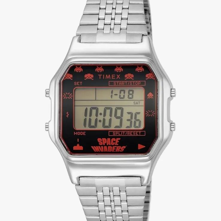 新品　訳あり　特価　TIMEX] 腕時計 スペースインベーダーコラボ TW2V30000 シルバー [並行輸入品]