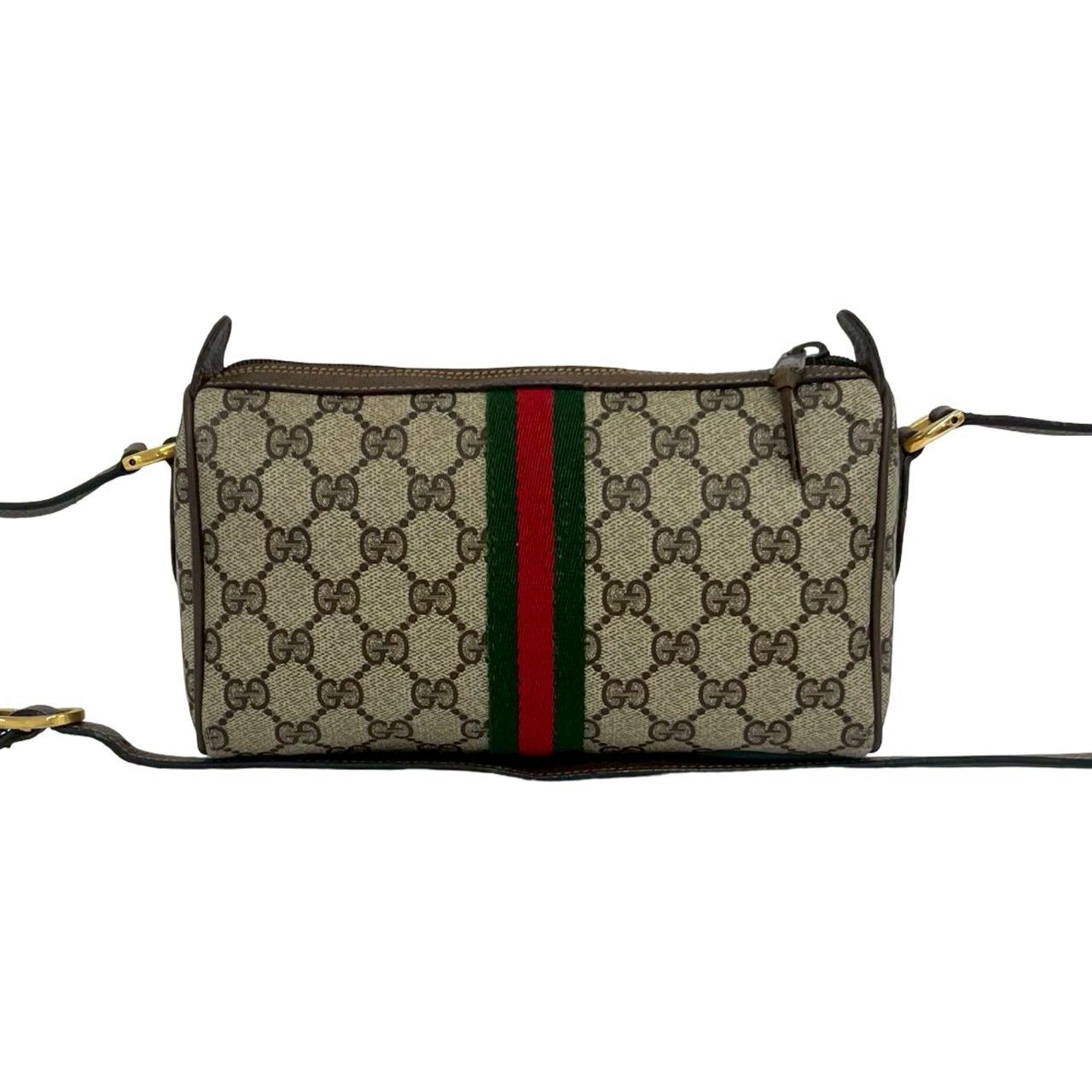 極 美品 GUCCI グッチ オールドグッチ ヴィンテージ シェリーライン GG