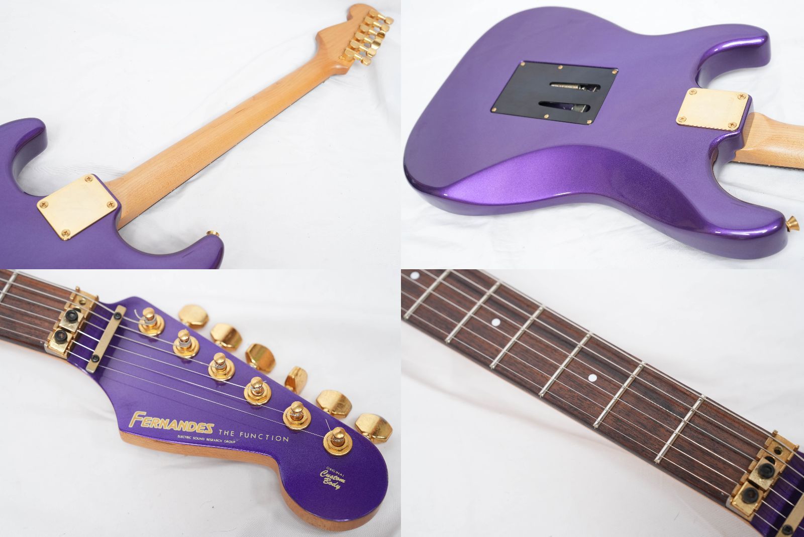 ☆FERNANDES FST-55 Purple Metallic ミディアムスケール ストラト
