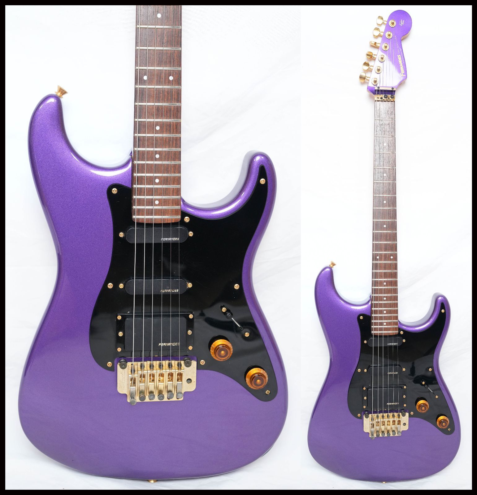 ☆FERNANDES FST-55 Purple Metallic ミディアムスケール ストラト