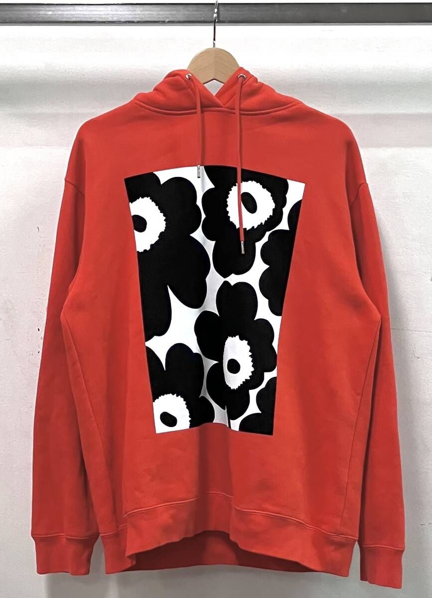 marimekko マリメッコ marimekko unikko パーカー サイズM オレンジ 花