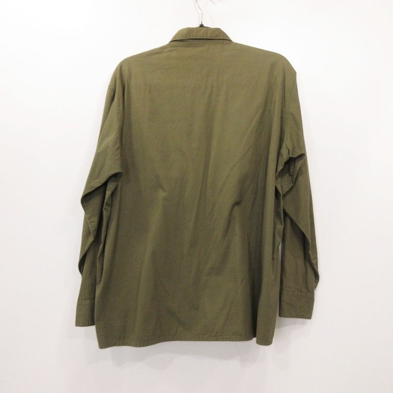 姫路東店】 中古 COMOLI | コモリ 長袖シャツ OD オープンカラーシャツ