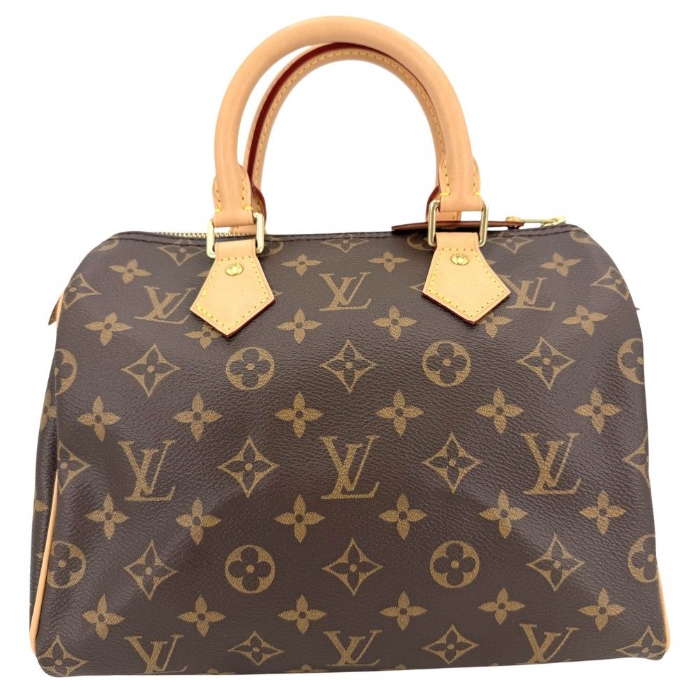ルイヴィトン ハンドバッグ レディース モノグラム スピーディ25 ミニボストンバッグ Speedy25 LOUIS VUITTON M41109 ブラウン 茶 ゴールド金具 美品【中古品】