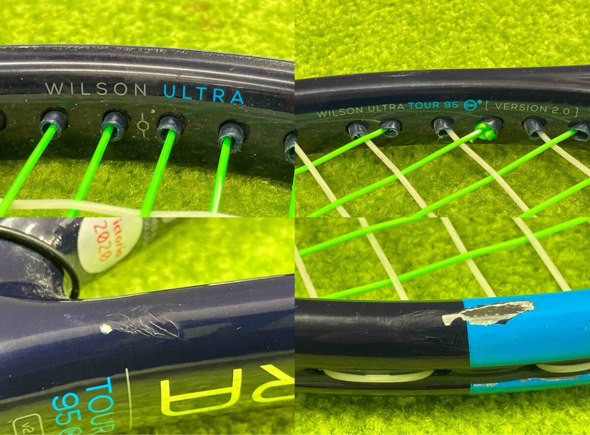 Wilson ULTRA tour 95jp ２本 Wilson ウィルソン ULTRA TOUR 95JP CV グリップサイズ2 硬式用テニス