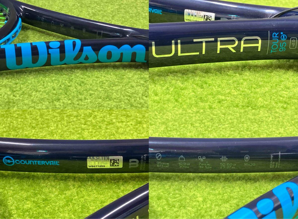 Wilson ウィルソン ULTRA TOUR 95JP CV グリップサイズ2 硬式用テニス