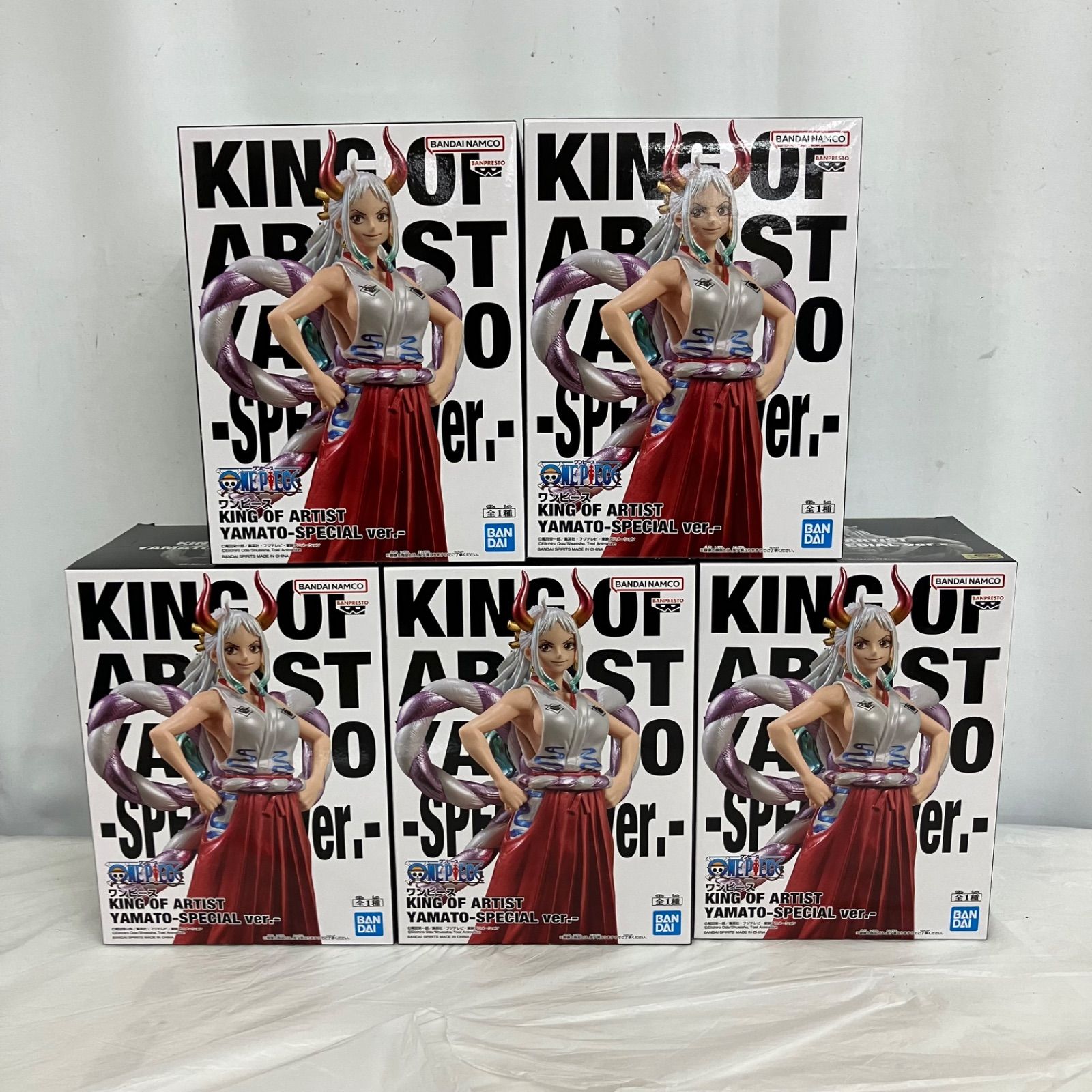 ONEPIECE 新作含むKINGOFARTIST フィギュアまとめ売り 12体 未開封 ONE PIECE ワンピース king of artist ヤマト special ver