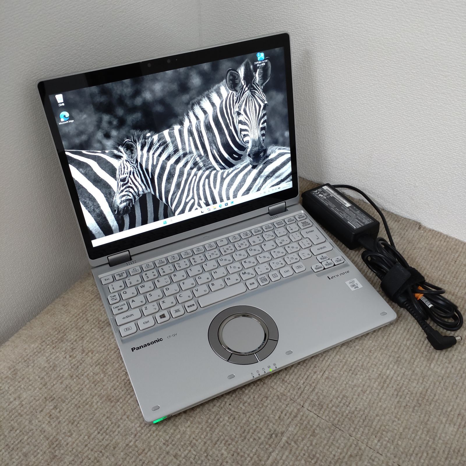 【送料無料】Panasonic CF-QV9 / 2in1タッチ / I7-10810U / 16GB / SSD512GB / Win11 / バッテリー良好 / LTE / カメラ内蔵 / 12型 / NB535