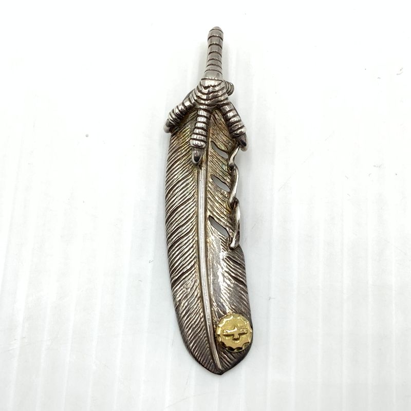 中古品】 TADY&KING タディアンドキング 特大爪SVフェザー K18フェザー