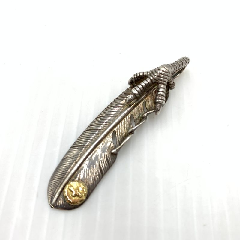 中古品】 TADY&KING タディアンドキング 特大爪SVフェザー K18フェザー