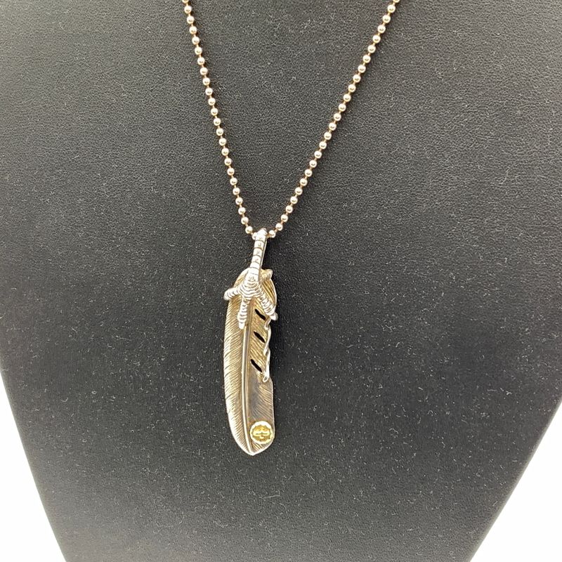 中古品】 TADY&KING タディアンドキング 特大爪SVフェザー K18フェザー