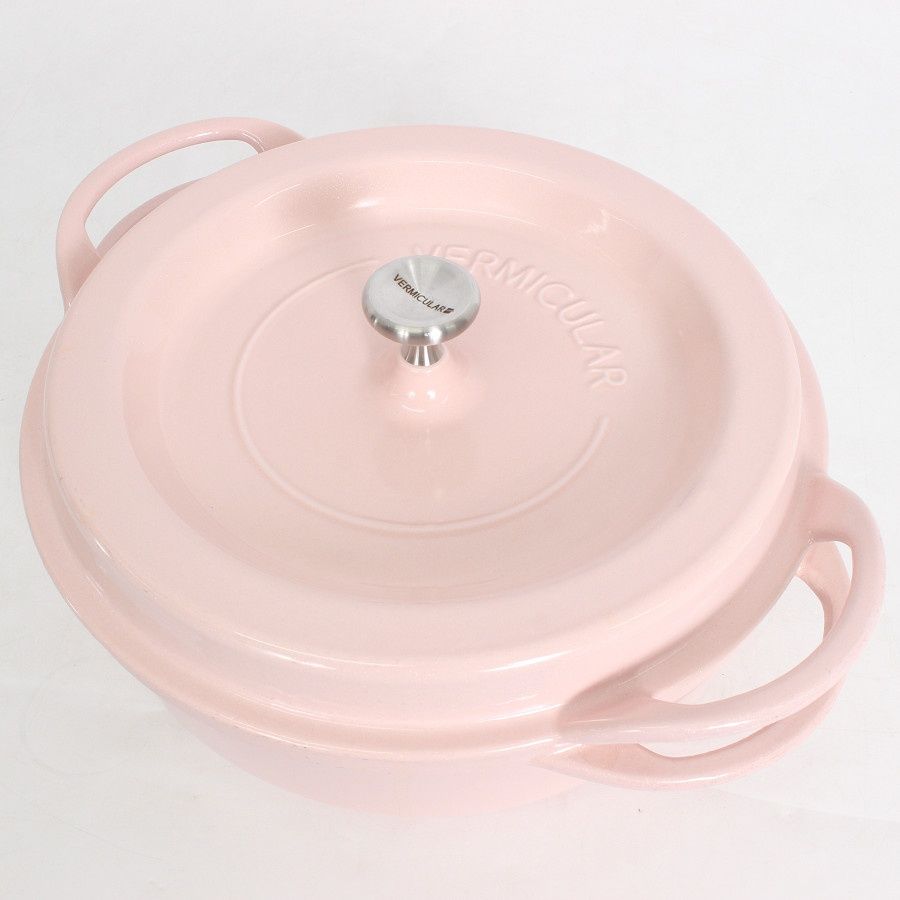 バーミキュラ オーブンポットラウンド 26cm SUKIYAKI PNK26RS パール